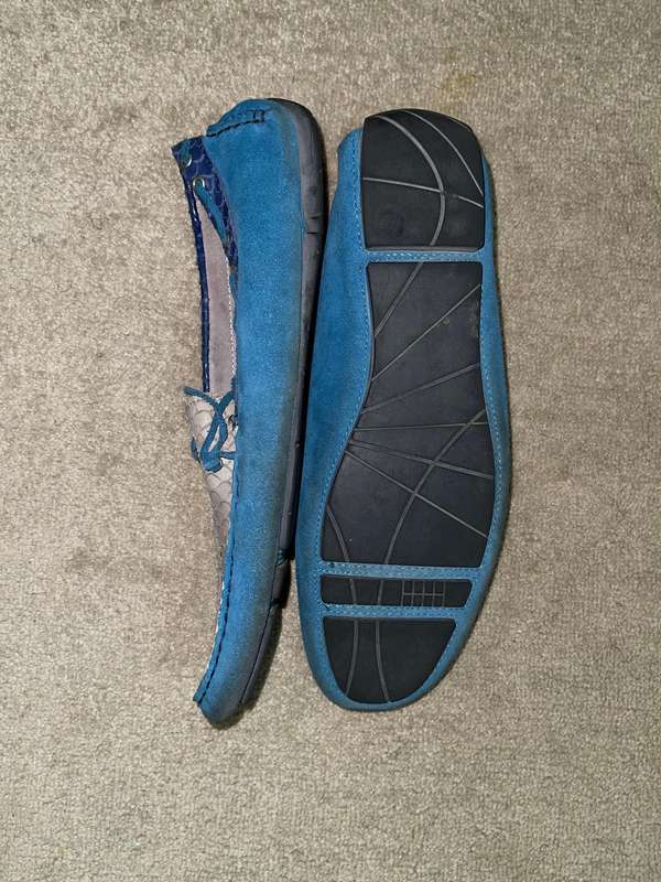 Just Cavalli by Robert Cavalli Mens Shoe - Snake Blue