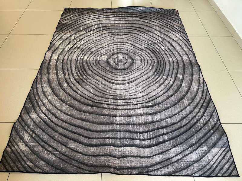 LMA Carpet Rug - Grey Black