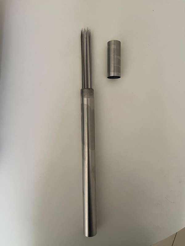 Steel Braai Skewers & Storage Tube