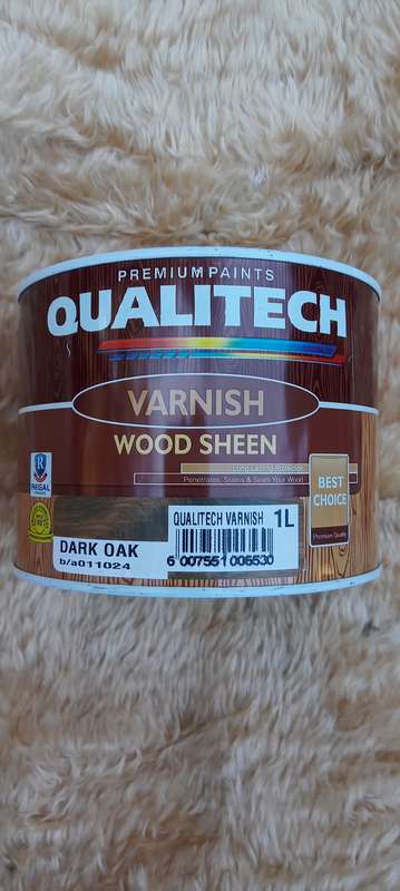 Qualitech varnish 1L Dark Oak