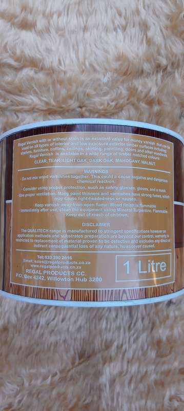 Qualitech varnish 1L Dark Oak