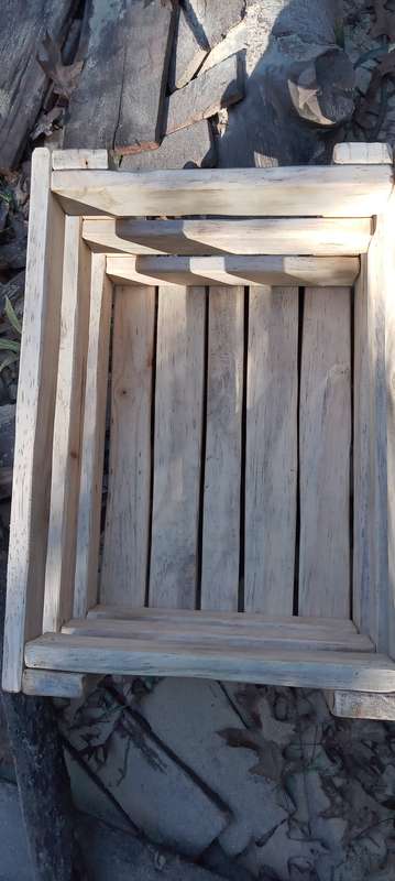 Natural Pine Storage Crate (46cm x 33cm x 26cm)