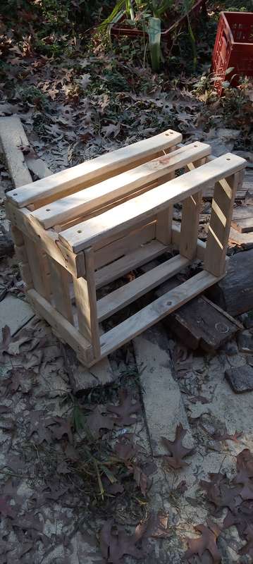 Natural Pine Storage Crate (46cm x 33cm x 26cm)
