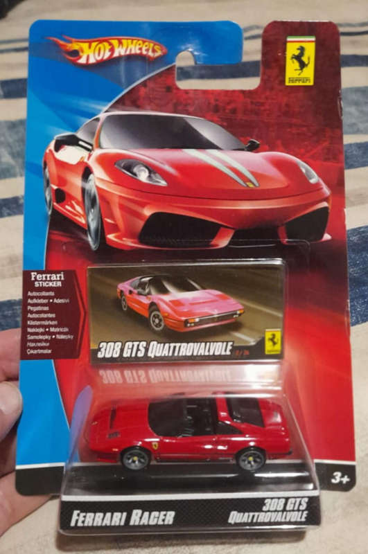 Hot Wheels Ferrari Racer Ferrari 308 GTS Quatttovalvole 1:64