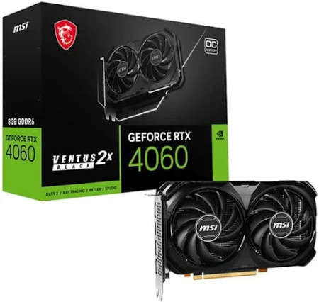 Nvidia RTX 4060 8GB - MSI Ventus 2x Black