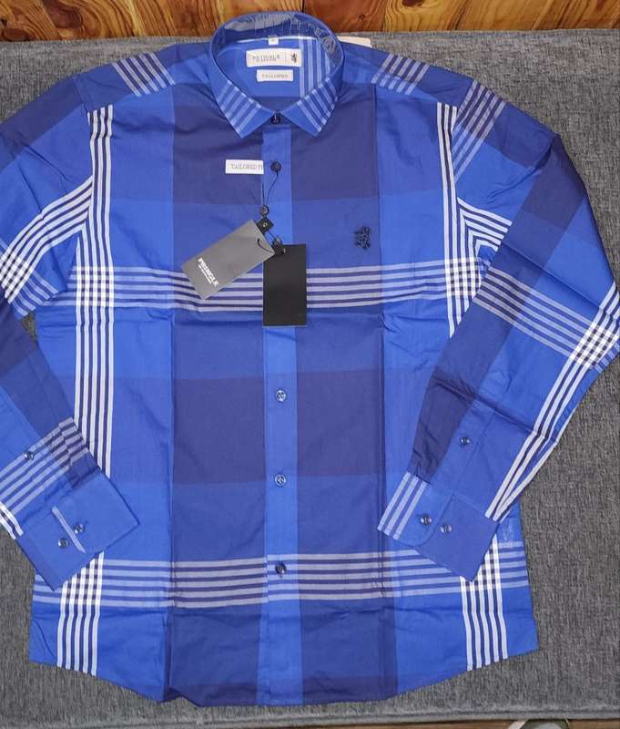 Original PRINGLE of Scotland Formal Shirt MSLS0231 - Large (Retail R1699) - Tailored