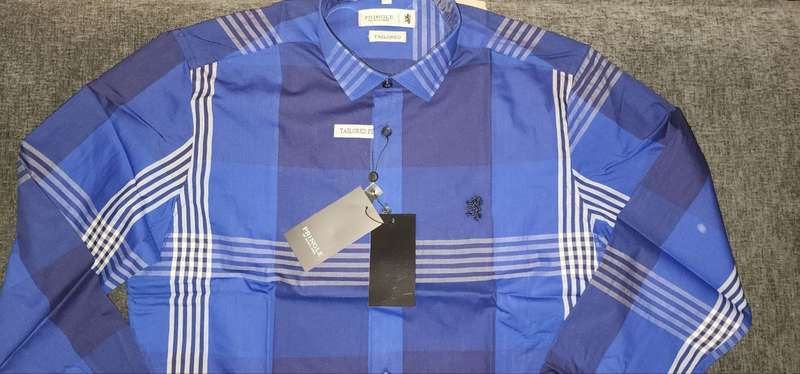 Original PRINGLE of Scotland Formal Shirt MSLS0231 - Large (Retail R1699) - Tailored
