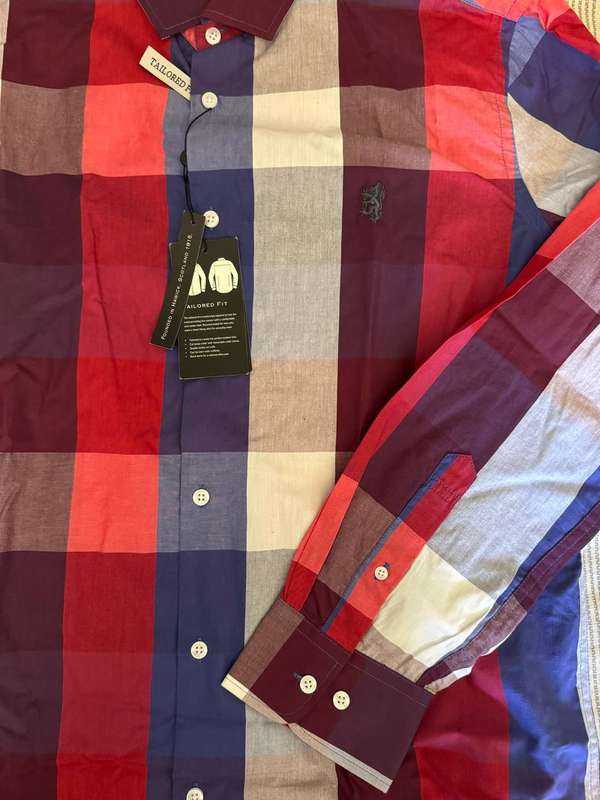 Original PRINGLE of Scotland Formal Shirt MSLS0104 - X-Large (Retail R1699) - Tailored