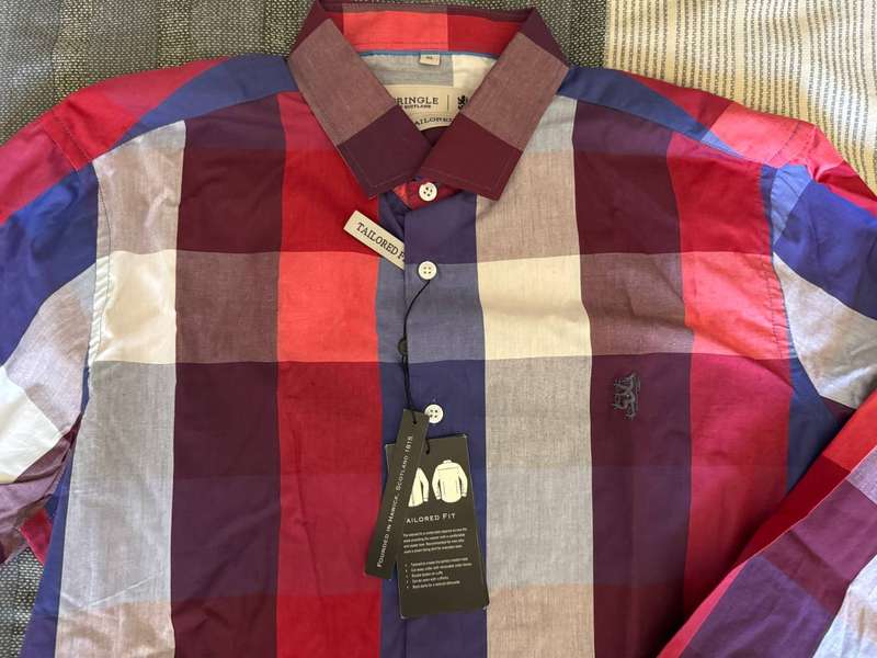 Original PRINGLE of Scotland Formal Shirt MSLS0104 - X-Large (Retail R1699) - Tailored