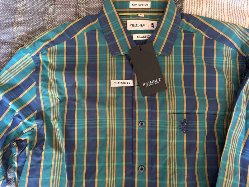 Original PRINGLE of Scotland Formal Shirt MSLS1029 - X-Large (Retail R1699) - Classic
