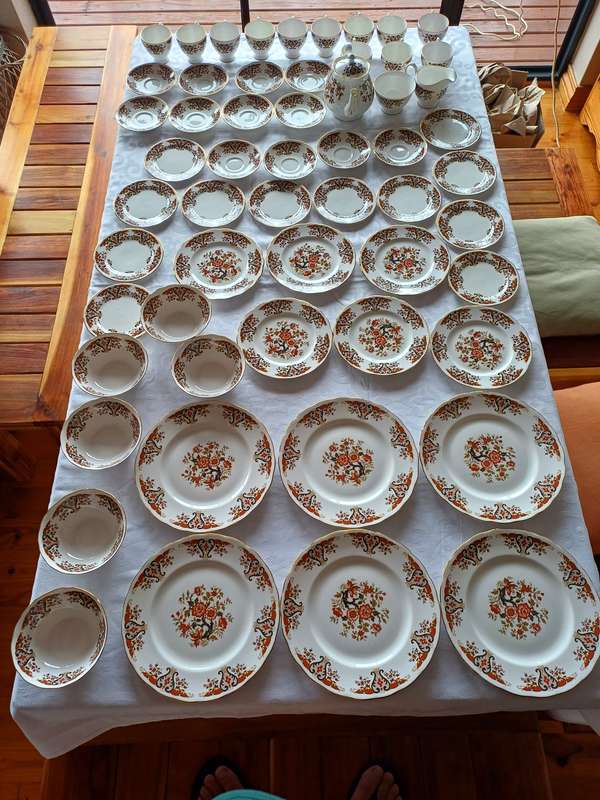 Vintage Colclough Royale Bone China Floral set