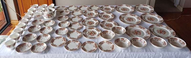 Vintage Colclough Royale Bone China Floral set
