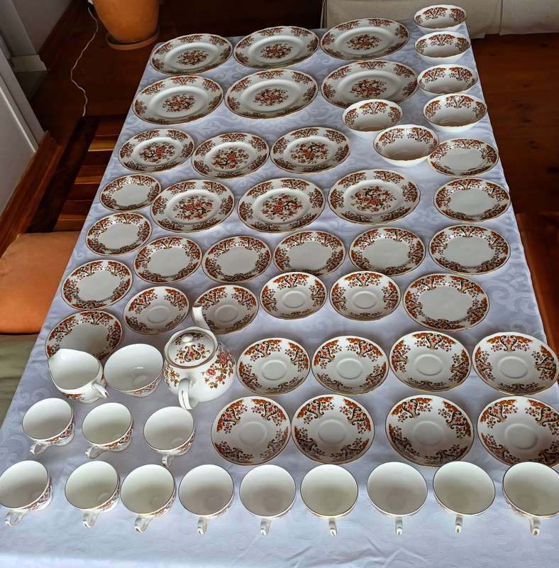 Vintage Colclough Royale Bone China Floral set