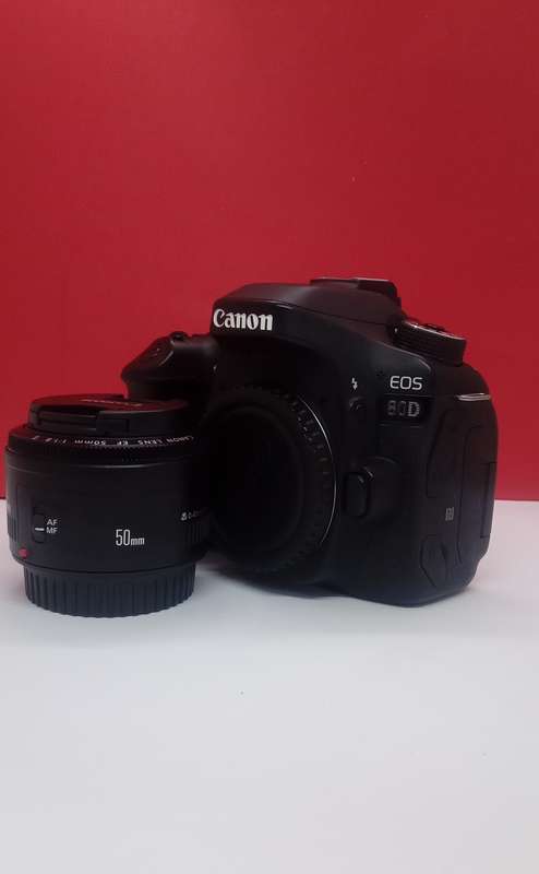 Canon 80D body +50mm1.8 prime lens