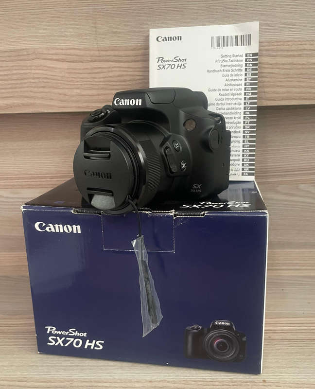 Canon SX 70 HS 4K powershot camera