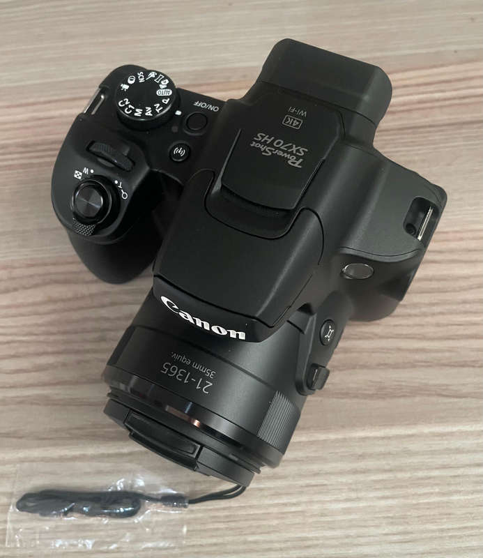 Canon SX 70 HS 4K powershot camera