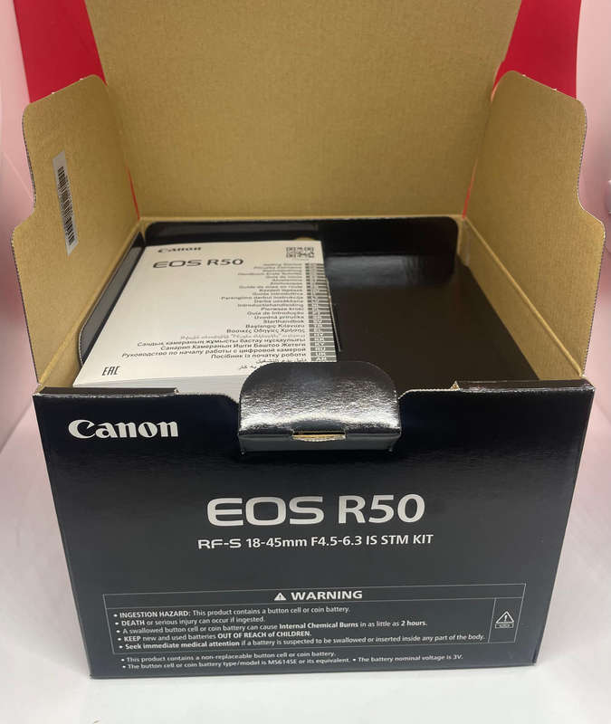 Canon EOS R50  4k mirrorless camera