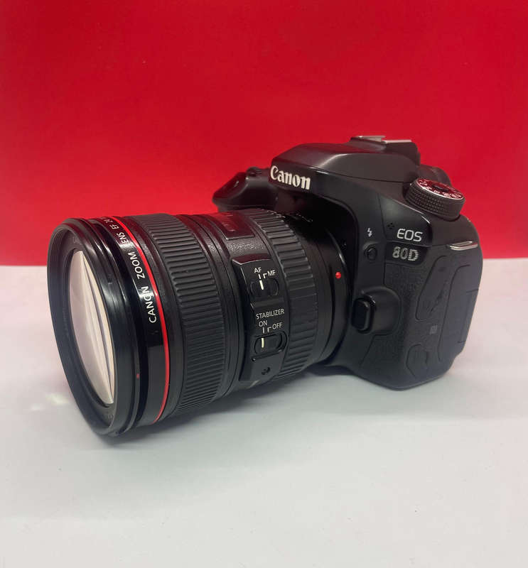 Canon 80D body + canon EF 24-105mm f4L IS USM Lens