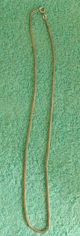 Vintage White gold chain