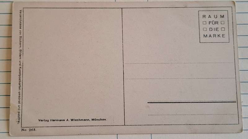 Antique Postcard - 1900-1917 - Karl Raupp -In Godt vetrauen  "In God we Trust"