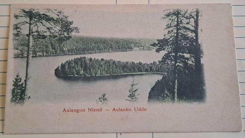 Antique Postcard - Aulangon Nieml, Aulanko Udde -  (Aulanko Nature Reserve) Suomi Finland
