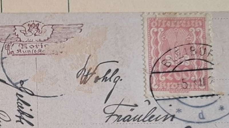 Antique Postcard - 1924 - Hermann Rüdisühli (1864-1944) Swiss Artist