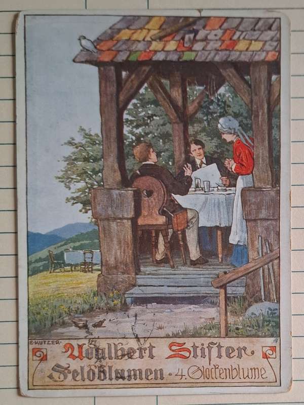 Antique Postcard - 1915 - "Ostmark, Association of German Austrians" -  Artist: Ernst Kutzer (1880-