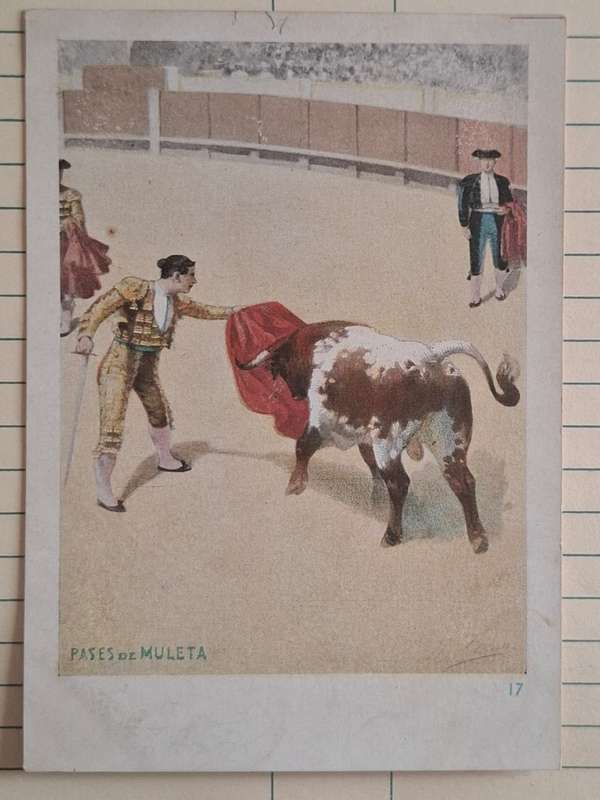 Antique Postcard - Spain - "Crutch passes"/ "Pases de Muleta"  - Calleja Madrid No 517
