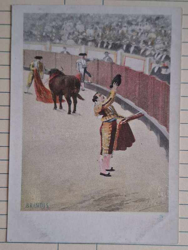 Antique Postcard - Spain - "Toast"/ "Brindis"  - Calleja Madrid No 516