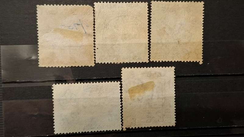 1954 - Kenya, Uganda and Tanganyika - 20c + 30c + 40c + 50c + 2Sh - Queen Elizabeth II