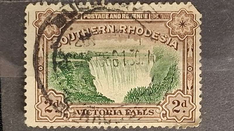 1935-1941 - Zimbabwe (Southern Rhodesia) - 2P - Victoria Falls - Perf: 12½