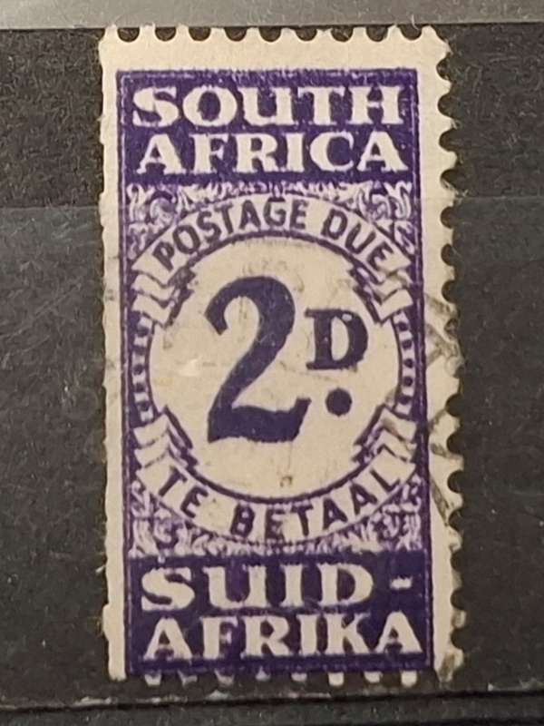 1943-1947 - South Africa - 2P - Numerical Stamps