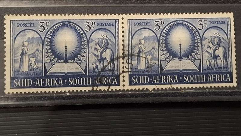 1949 - South Africa - Pair 3P -  Inauguration of Voortrekker Monument