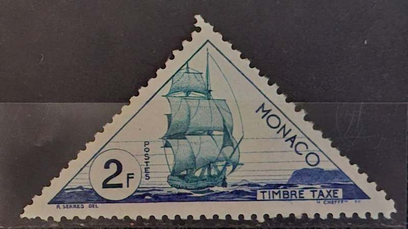 1953-1954 - Monaco - 2Fr -  Unused - Potage Due
