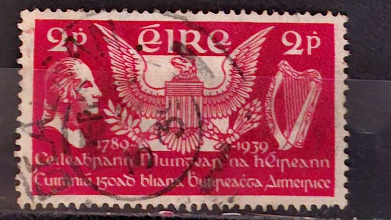 1939 - Ireland - 2P - The 150th Anniversary of U.S.A's Constitution