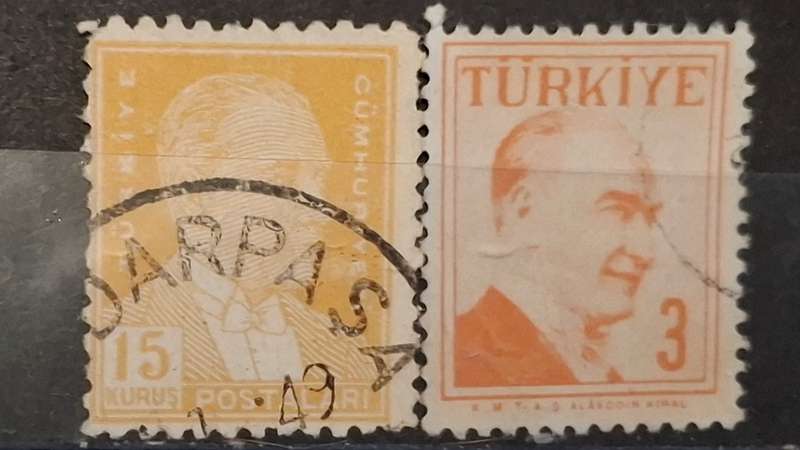 1931 + 1957 - Turkey - 15K + 3(K) - Ataturk