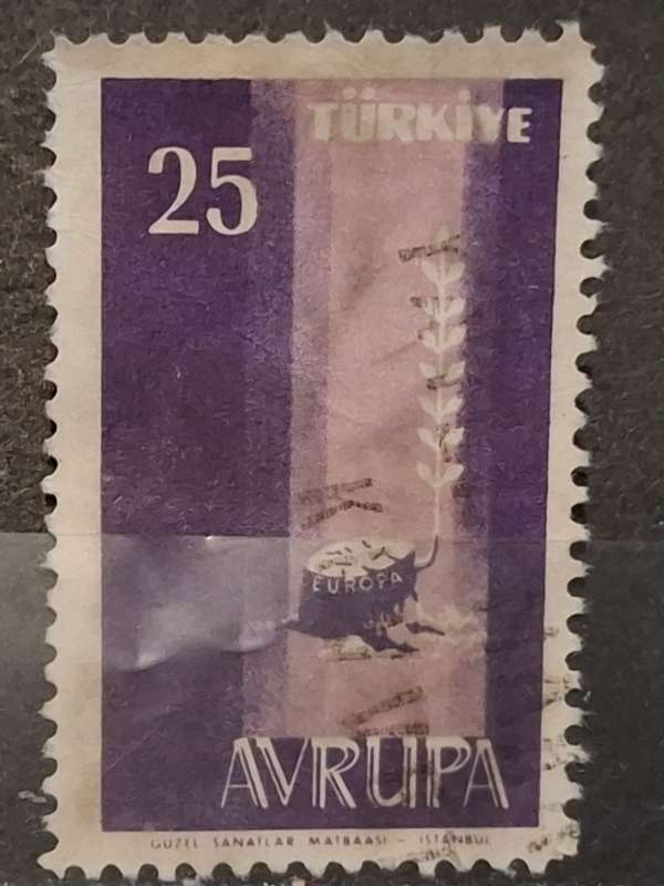 1958 - Turkey - 25(K) - EUROPA Stamps