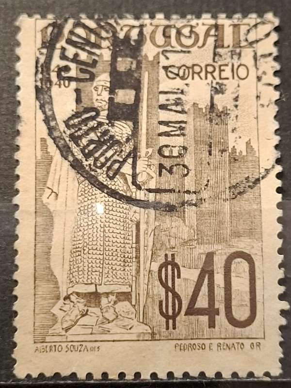 1940 - Portugal - $40 - Independence Anniversaries and Portuguese International Exhibition, Lisbon