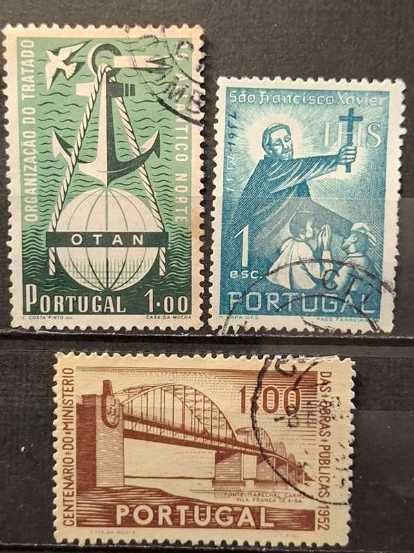 1952 - Portugal - 1Esc - The 400th Anniversary of the Death of the Holy Francisco Xavier, The 3rd An