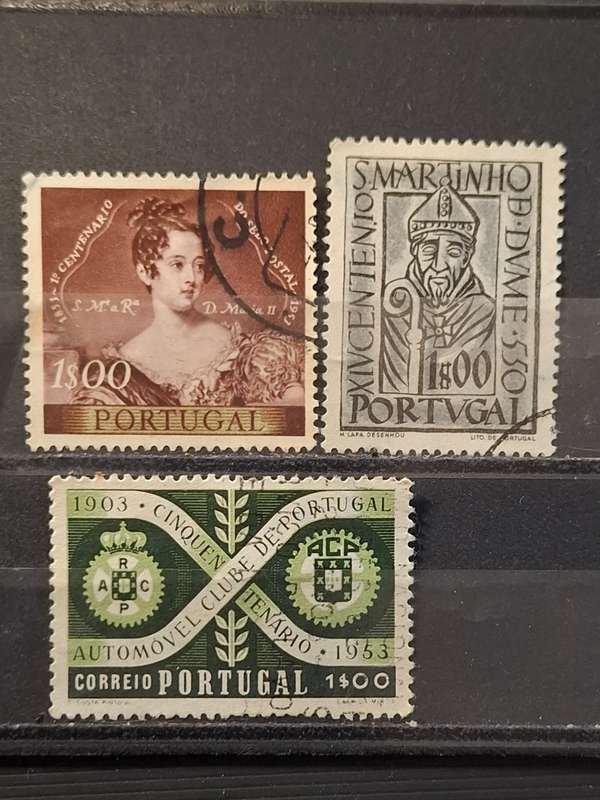 1953 - Portugal - 1.00Esc - The 100th Anniversary of the Arrival at the Iberian Island of the Holy M