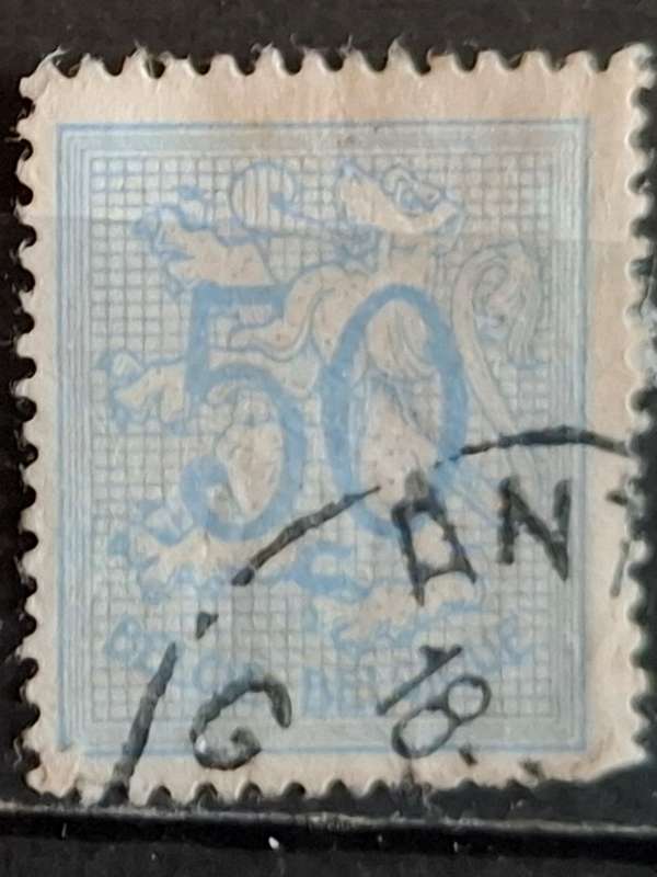 1954 - Belgium - 50C - New Values