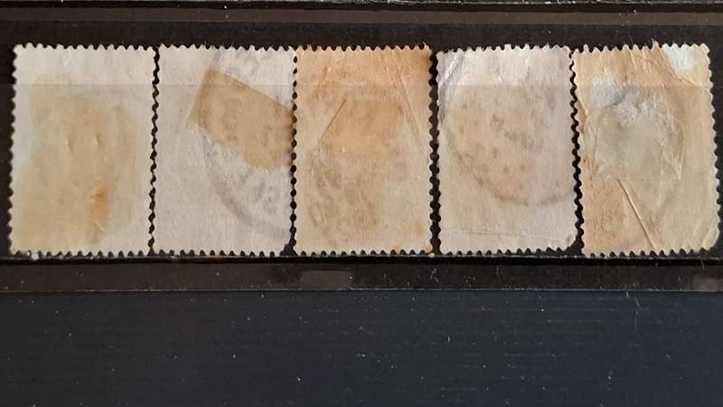 1922-1925 - Belgium - 5C + 25C + 30C + 40C + 60c - King Albert