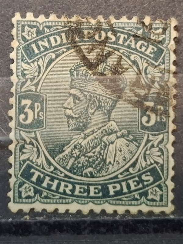 1926-1928 - India - 3P -  King George V