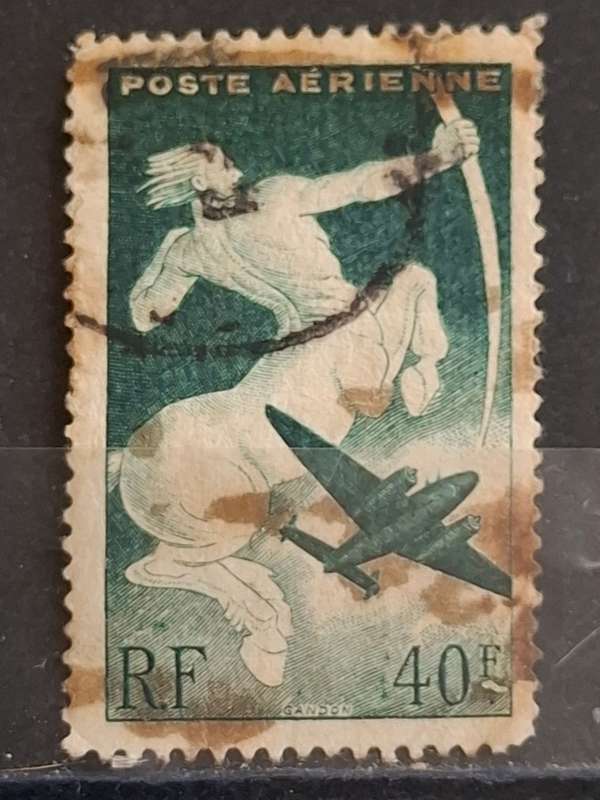 1946-1947 - France  - 40Fr - Airmail