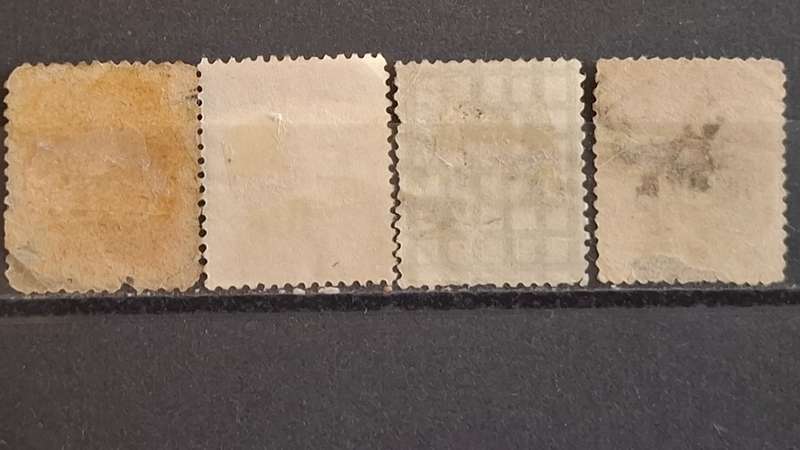1877-1900 - France  - 5c + 10c + 15c + 25c -  Pax and Mercury