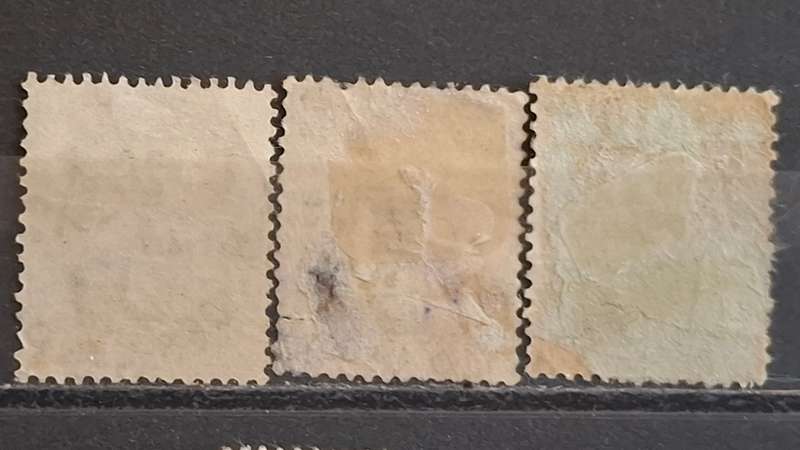 1900 - France  - 2c + 3c + 5c - Definitive