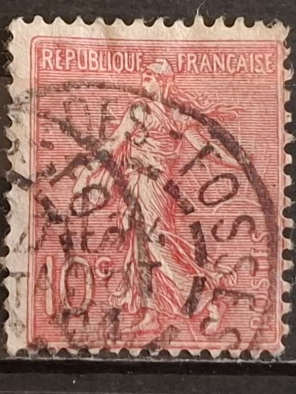 1903 - France  - 10c + 45 c - Sower - Lines in Background