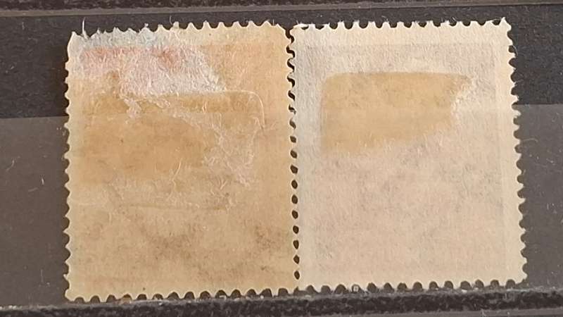 1922 -  German Empire  - 5Mk. +  20Mk.  - Daily Stamps