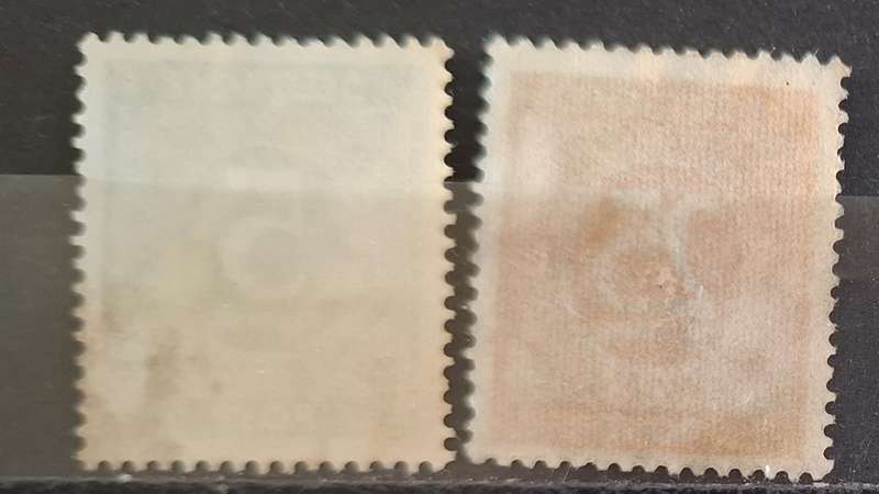 1946 - Joint allied occupation zone - 5Pfg + 25Pfg - Value Stamps
