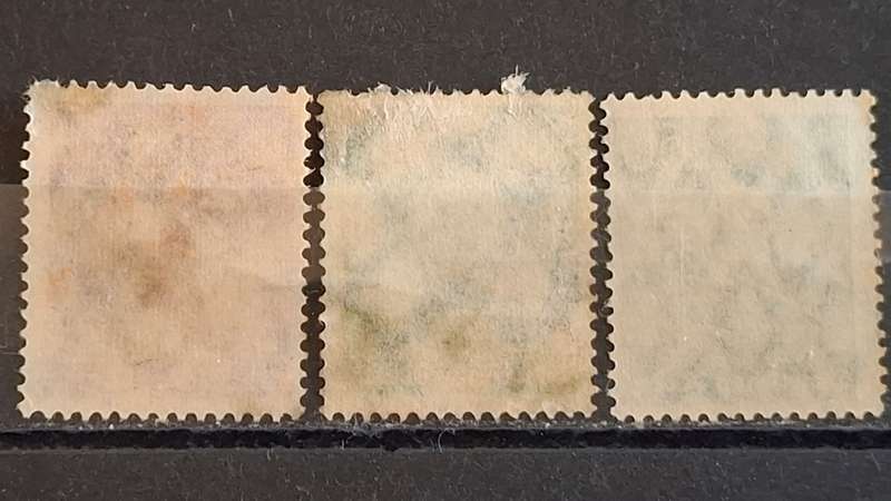 1921 -  German Empire  - 60Mk. + 100Mk. + 160Mk. - Daily Stamps